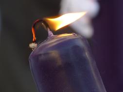 a gas cylinder with fire