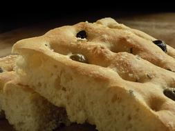 Focaccia Olives Bread