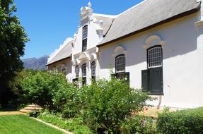 white rural house in South Africa