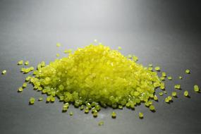 pile of yellow polymer as technology