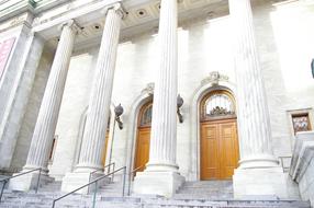 white Architecture Columns