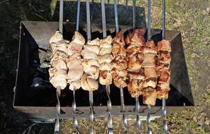 roasted tasty steamed meat