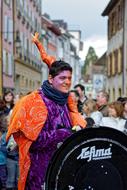 Carnival Celebration person, switzerland