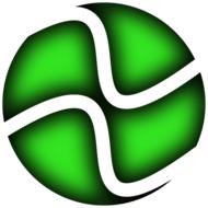 green logo sign