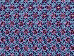 drawing of pink and blue ornament texture background