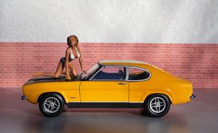 Model Car Ford Capri