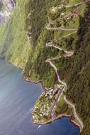 Road Serpentine Uphill