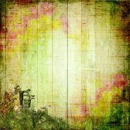 paper green wall as a background