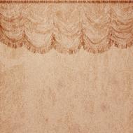 Beautiful, brown, vintage paper texture, with the decorations, clipart