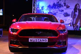 Car Mustang Red