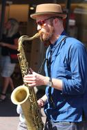 Saxophone Jazz person