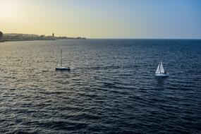 Mediterranean Sea sailing Boats