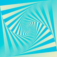 spiral pattern twisting blue