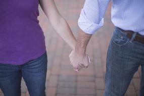 Couple love people Hands
