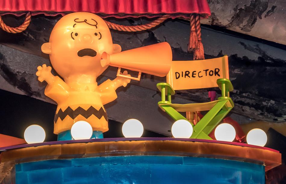 Ice Exhibit Charlie Brown In