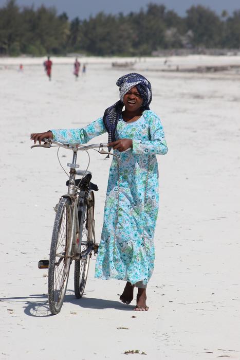Tanzania beach person