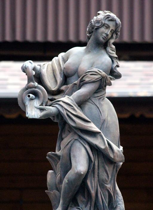 Stone Woman Park Sculpture