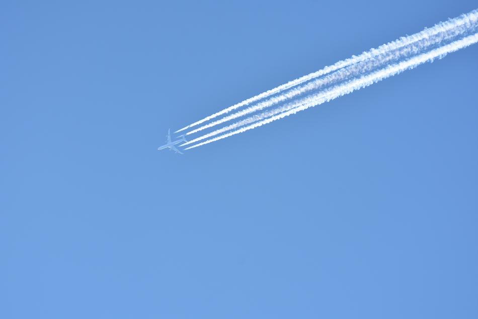 Aircraft Contrail Sky
