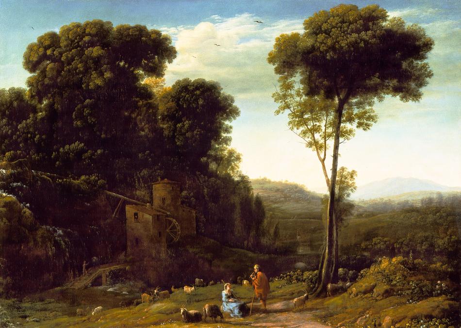 Claude Lorrain Pastrol Landscape