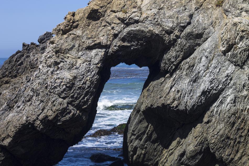 Rock Formation Big Sur Pacific