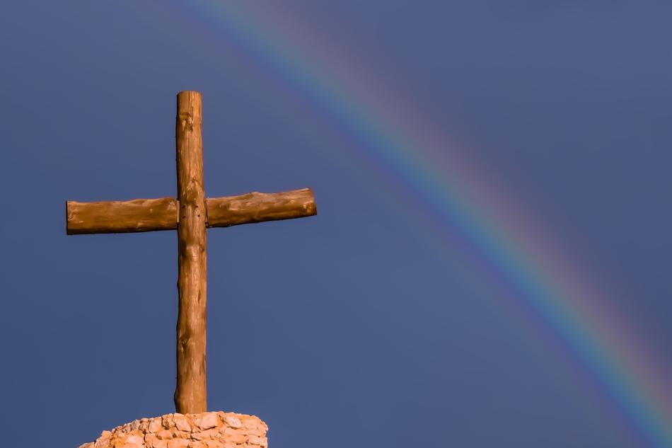 Cross Rainbow Religion