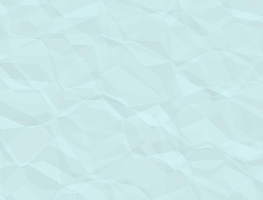 Close-up of the turquoise, creased paper, with the shapes