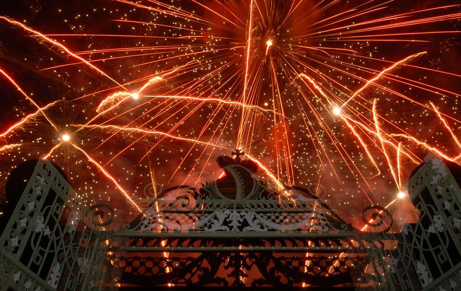 Fireworks Gotha Orangery