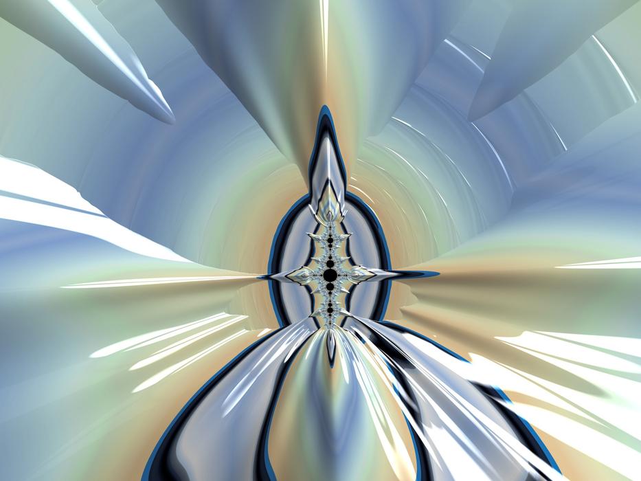 fractal figure dress