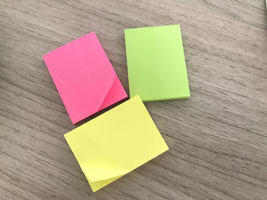 Square Post It Yellow