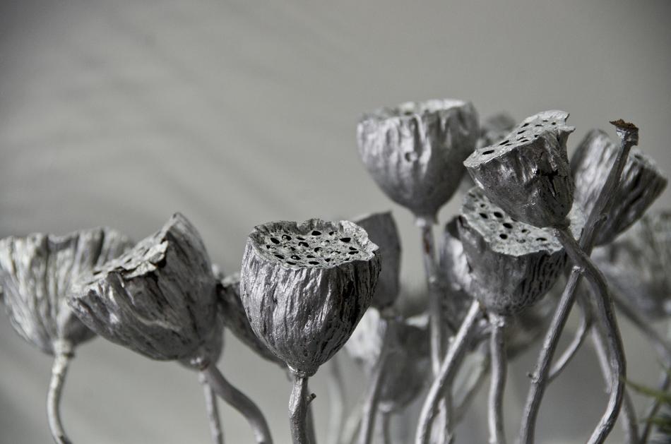 Lotus Root Silver Ornament