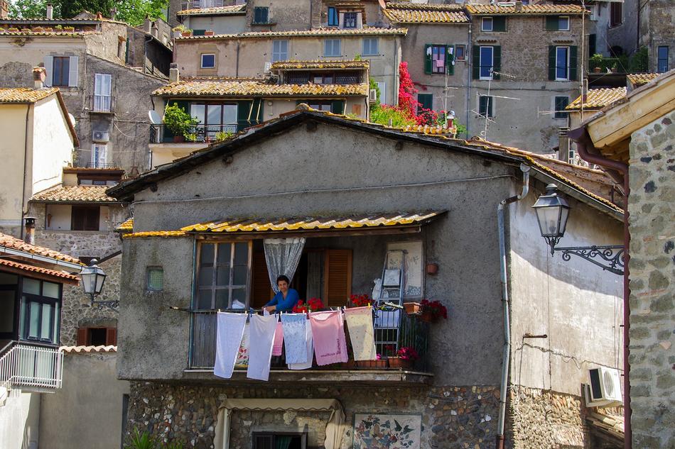 Anguillara Rome Drying Laundry