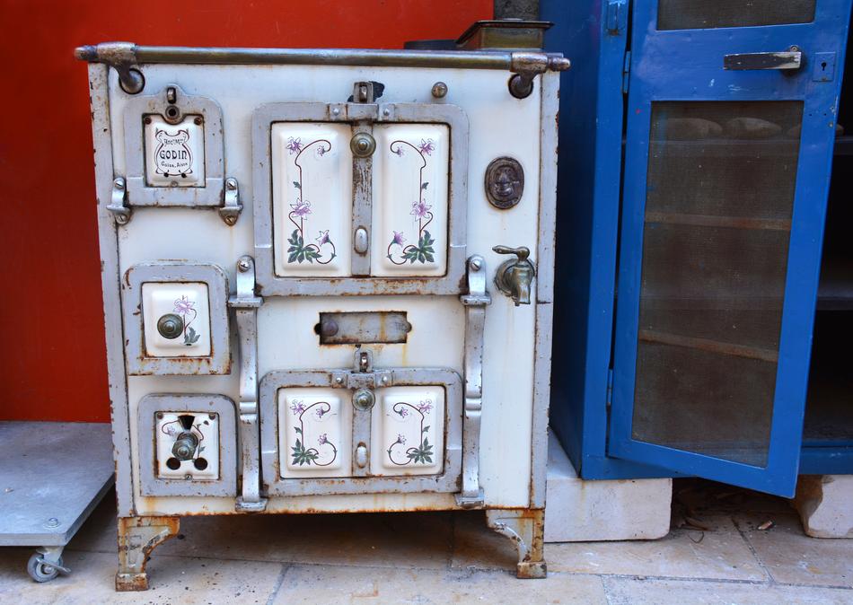 Flea Market Wood Stove Godin Brand