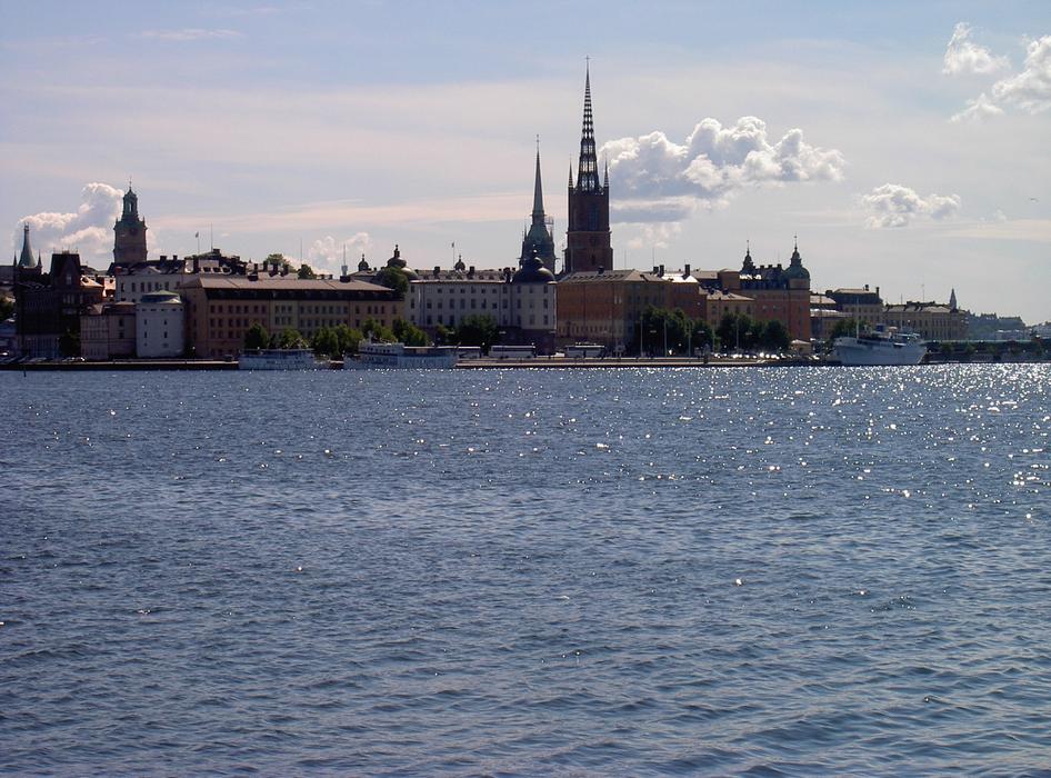 Beautiful coast of Stockholm, Sweden
