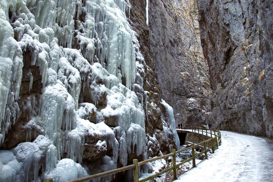 Serrai Di Sottoguda Dolomites Ice