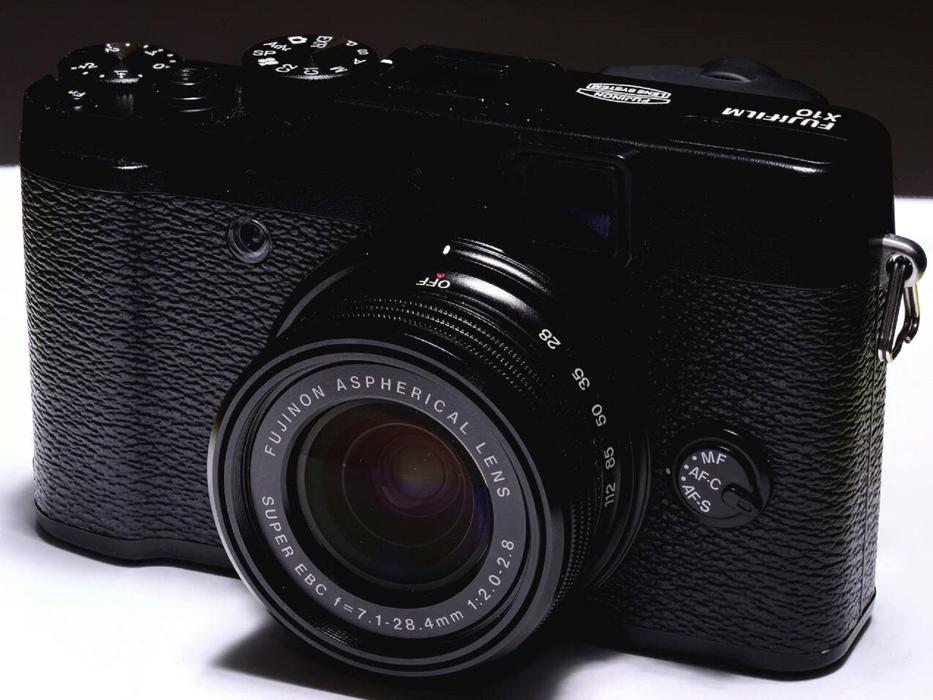 black camera in a photo-op