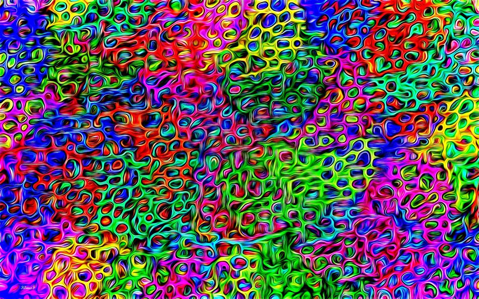 crass bunt color cheerful joy