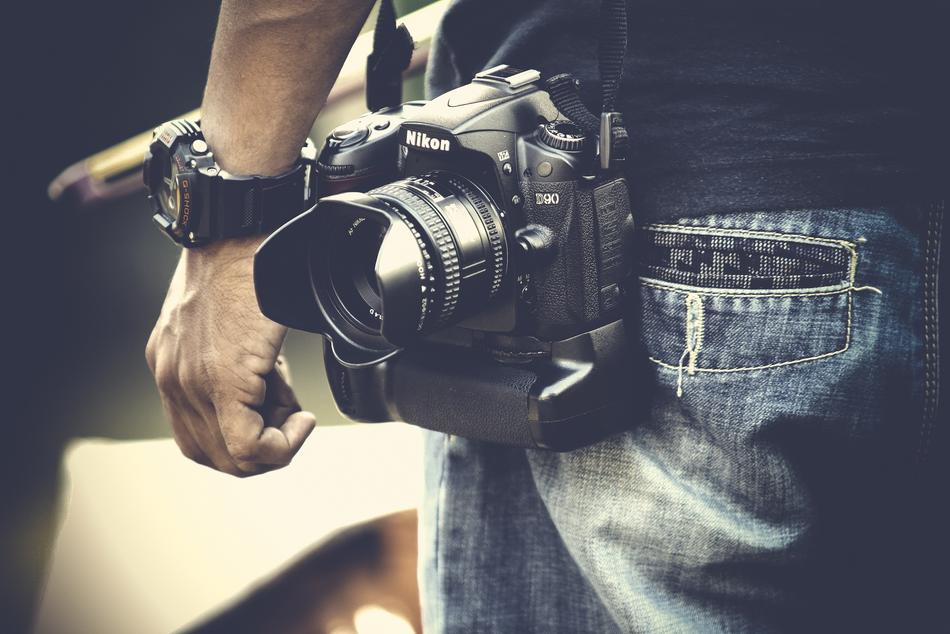 camera Nikon Man