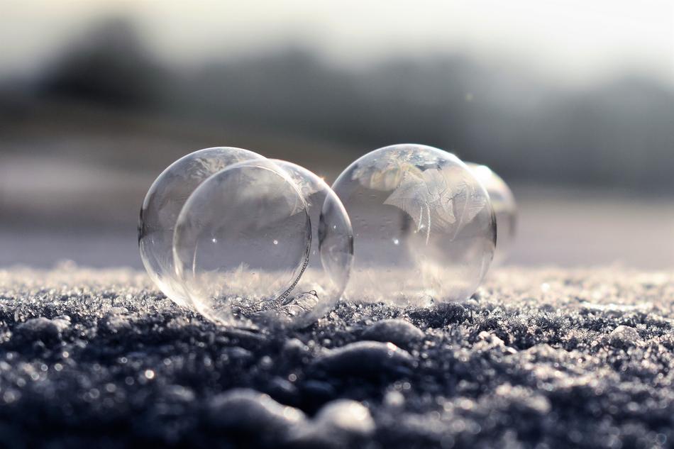 Soap Bubble Frozen