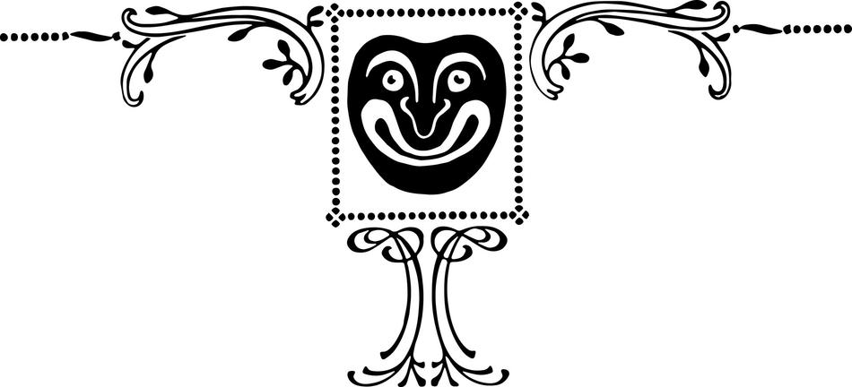 heart pattern black look