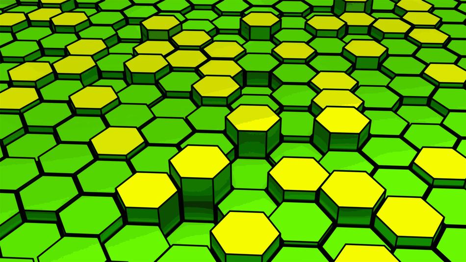 colored geometric shapes