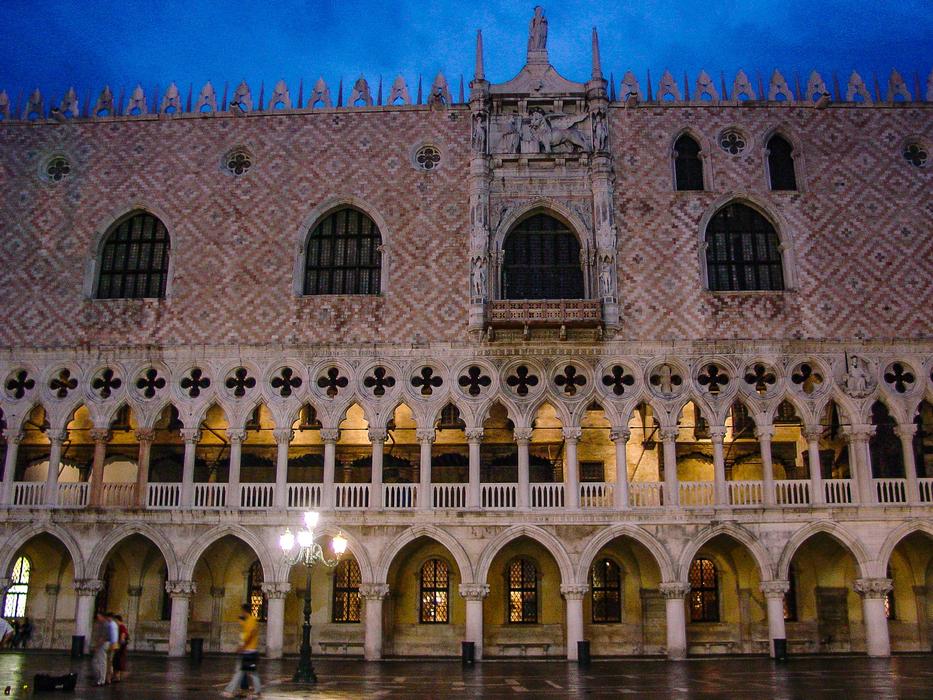 Doge's Palace in Venice - a great monument of Italian Gothic architecture