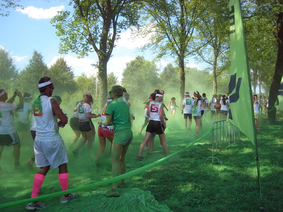 Color Run Running Sports