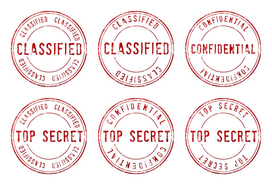 top secret confidential classified