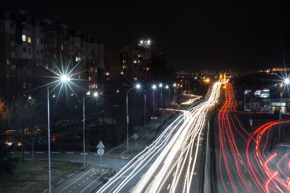 Burgas Traffic Night