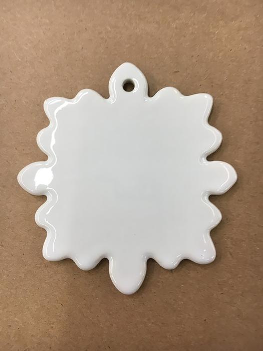 Snowflake Ornament Ceramic