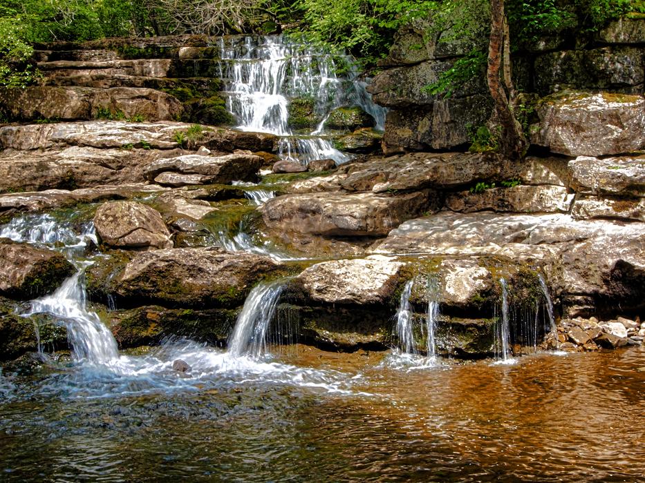 rocks with water by the river
