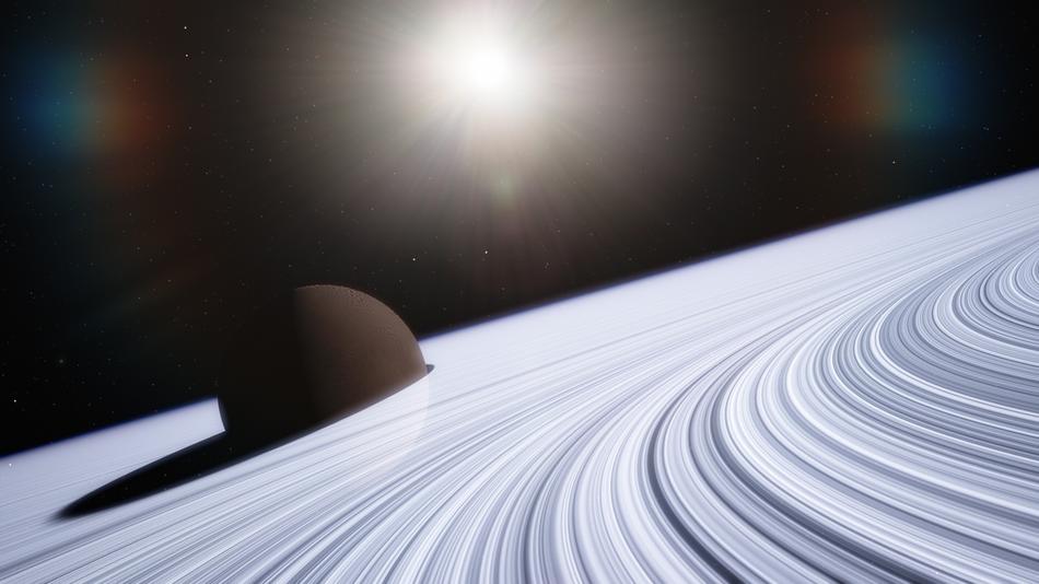 astronomy saturn satellite planet