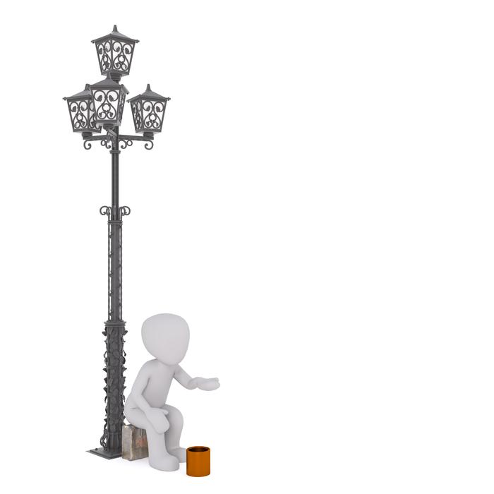 white male 3d model isolated 3d