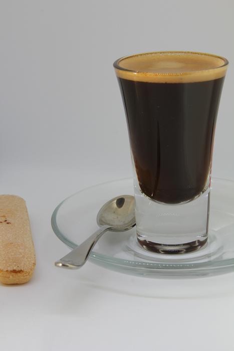 hot coffee in a cup