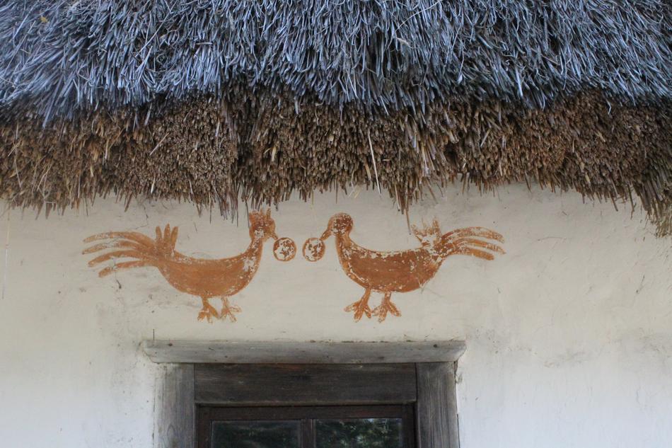 roosters on the porch pattern